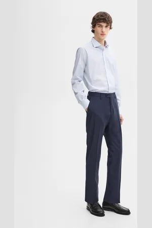 Massimo Dutti Gestreiftes Hemd Aus 100 % Baumwolle Im Slim-Fit