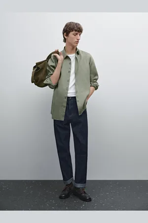 Massimo Dutti Hemd Im Slim-Fit Aus 100 % Leinen