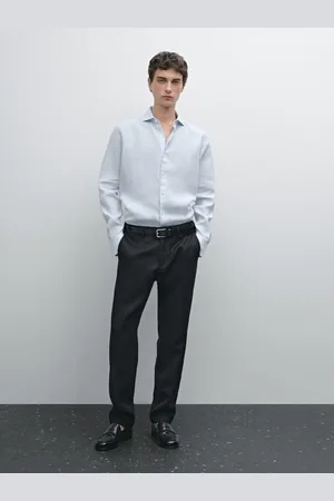 Massimo Dutti Slim-Fit-Hemd Aus 100 % Leinen