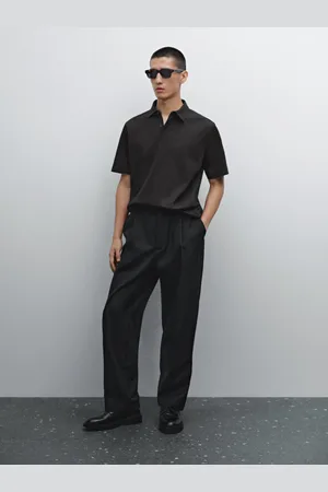 Massimo Dutti Poloshirt Aus 100 % Baumwolle Mit Kurzen Ärmeln