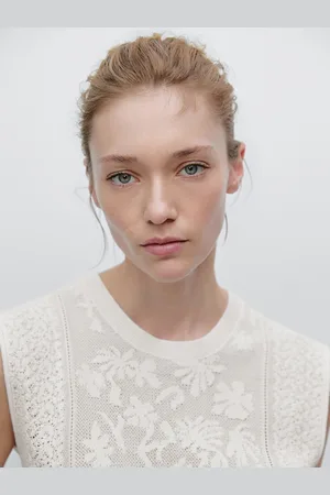 Massimo Dutti Ärmelloses Top Mit Lace-Detail