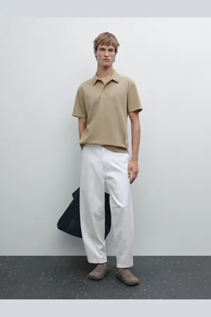 Massimo Dutti Poloshirt Mit Kurzen Ärmeln Aus Baumwollmischgewebe