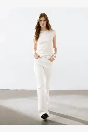 Massimo Dutti T-Shirt Mit Kurzen Ärmeln Und Nieten