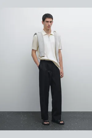 Massimo Dutti Poloshirt Aus 100 % Baumwolle Mit Kurzen Ärmeln