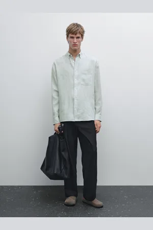 Massimo Dutti Regular-Fit-Hemd Aus 100 % Leinen