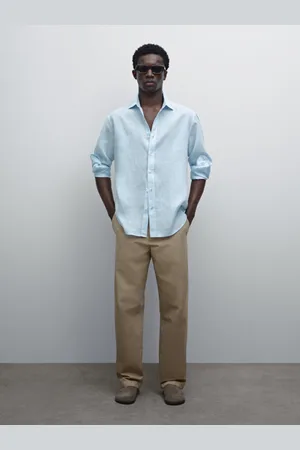 Massimo Dutti Hemd Im Slim-Fit Aus 100 % Leinen