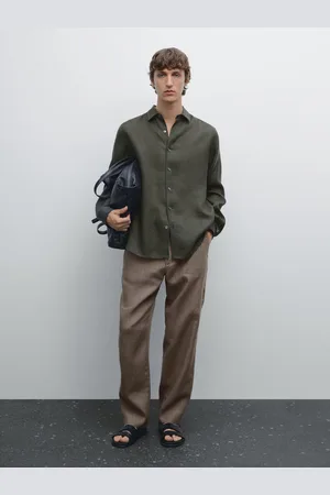 Massimo Dutti Hemd Aus 100 % Leinen Im Regular-Fit