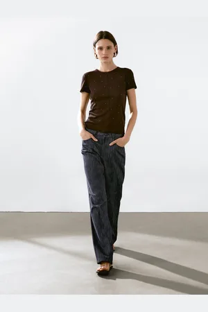 Massimo Dutti Shirt Mit Metallnieten