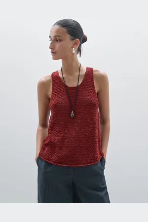 Massimo Dutti Top Mit Lockerem Strickmuster Und Textur