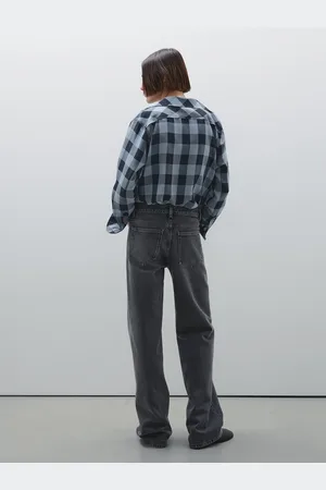 Massimo Dutti Wide-Leg-Jeans Mit Halbhohem Bund