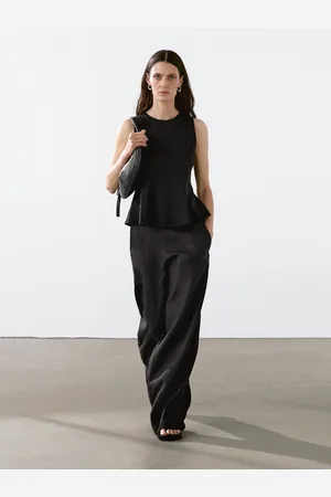 Massimo Dutti Neckholder-Top Mit Schößchen