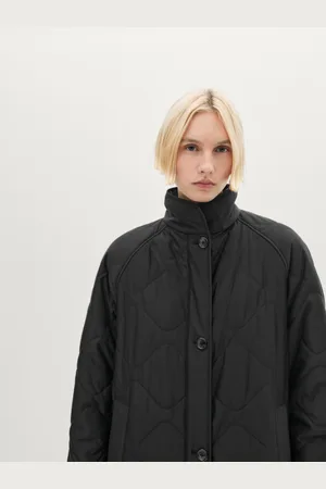 Massimo Dutti Steppmantel Mit Rautenmuster