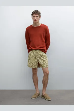 Massimo Dutti Badeshorts Im Regular-Fit Mit Print