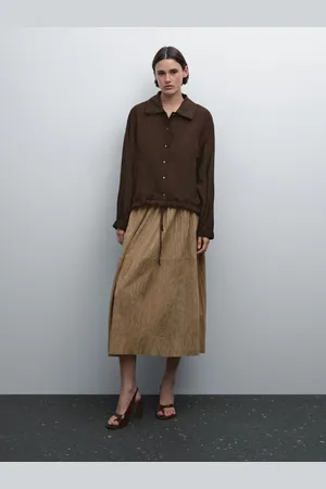 Massimo Dutti Fließende Bomberjacke