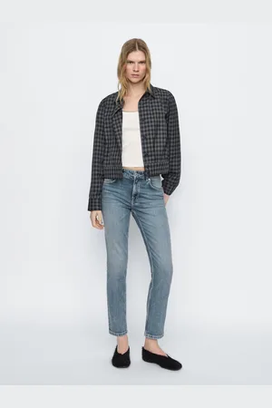 Massimo Dutti Slim-Fit-Jeans Mit Halbhohem Bund