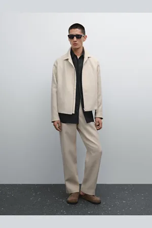 Massimo Dutti Leichte Jacke Aus 100 % Leinen