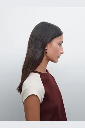 Massimo Dutti Geripptes Ärmelloses Shirt Aus Baumwolle