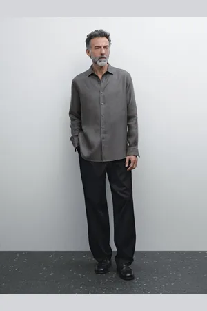 Massimo Dutti Hemd Aus 100 % Leinen Im Regular-Fit