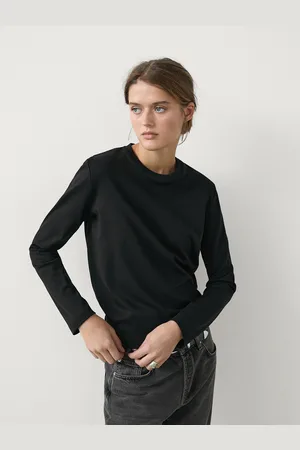 Massimo Dutti Langarmshirt Aus Baumwolle