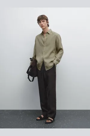 Massimo Dutti Hemd Aus 100 % Leinen Im Regular-Fit
