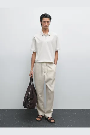 Massimo Dutti Slim-Fit-Poloshirt Aus Baumwollmischgewebe