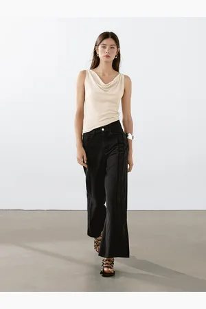 Massimo Dutti Ärmelloses Top Mit Drapiertem Ausschnitt
