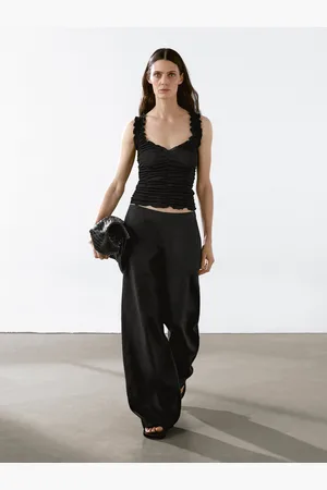 Massimo Dutti Top Aus Baumwolle In Knitteroptik