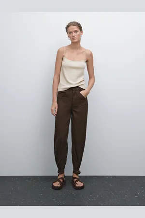 Massimo Dutti Top Mit Schmalen Trägern Und Strukturmuster