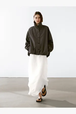 Massimo Dutti Parka Aus Baumwolle Mit Puffärmeln