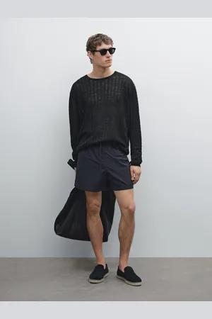 Massimo Dutti Unifarbene Badeshorts Im Shorts-Fit