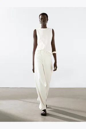 Massimo Dutti Ärmelloses Shirt Aus 100% Baumwolle