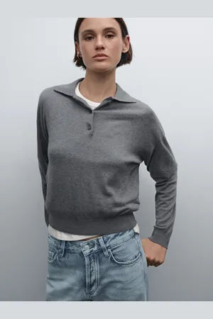 Massimo Dutti Wide-Leg-Jeans Mit Halbhohem Bund