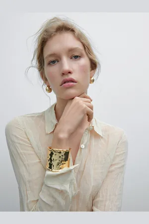 Massimo Dutti Asymmetrisches Armband Mit Textur