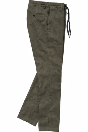 Schott NYC Mey & Edlich Herren Chino Hose Slim Tapered kariert