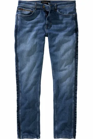 Mey & Edlich Herren Jeanshose Regular Tapered einfarbig