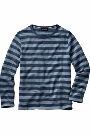 Mey & Edlich Herren Langarmshirt Regular Fit gestreift