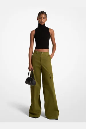 Michael Kors MK Weite Cargohose Aus Stretch-Biobaumwolle - - Michael Kors