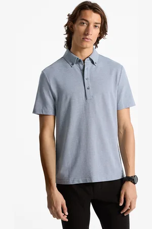 Michael Kors MK Oxford-Shirt Aus Baumwollmischung In Piqué-Qualität - - Michael Kors