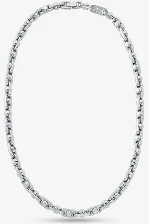 Michael Kors MK Pavé-Halskette Astor Link Medium Aus Messing Mit Edelmetallbeschichtung -