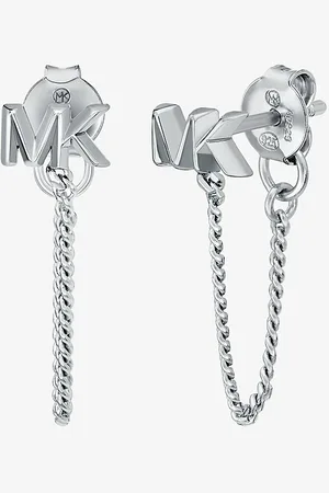 Michael Kors MK Ohrringe Mit Logo Aus Sterlingsilber Mit Edelmetallbeschichtung -