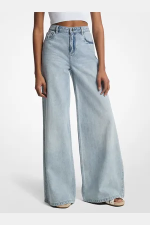 Michael Kors MK Jeans Aus Denim Mit Weitem Bein - - Michael Kors
