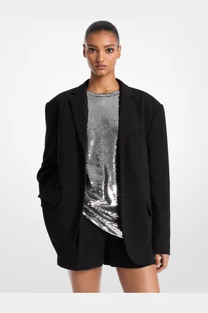 Michael Kors MK Oversize-Blazer Aus Krepp - - Michael Kors