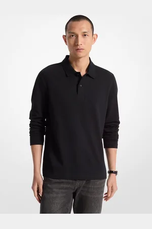 Michael Kors MK Langärmliges Strick-Poloshirt - - Michael Kors