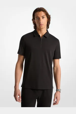 Michael Kors MK Poloshirt Aus Baumwolle Mit Kurzem Reißverschluss - - Michael Kors