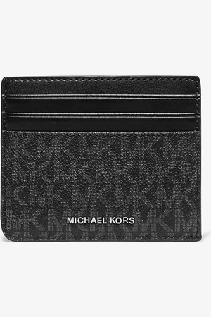 Michael Kors MK Kartenetui Hudson Mit Signature-Logomuster - - Michael Kors