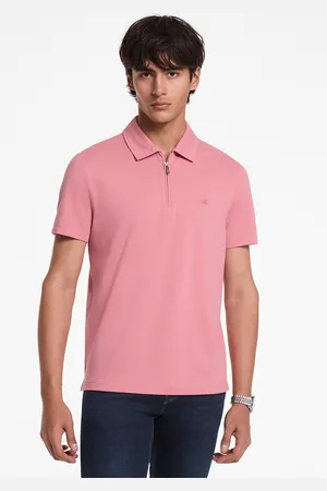 Michael Kors MK Piqué-Poloshirt Aus Baumwollmischung Mit Reißverschluss - - Michael Kors