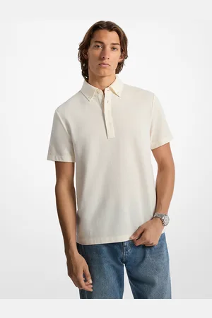 Michael Kors MK Oxford-Shirt Aus Baumwollmischung In Piqué-Qualität - - Michael Kors
