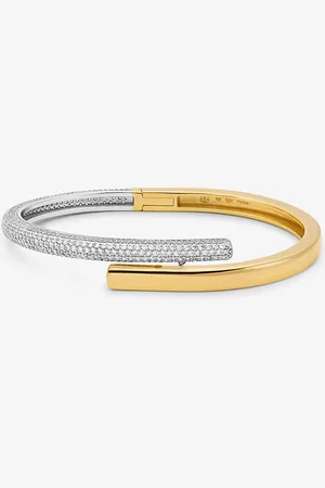 Michael Kors MK Pavé-Armreif Aus Sterlingsilber Mit Edelmetallbeschichtung -