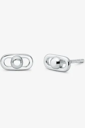 Michael Kors MK Ohrstecker Astor Link Extra-Small Aus Sterlingsilber Mit Edelmetallbeschichtung -