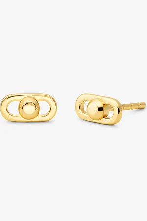 Michael Kors MK Ohrstecker Astor Link Extra-Small Aus Sterlingsilber Mit Edelmetallbeschichtung -